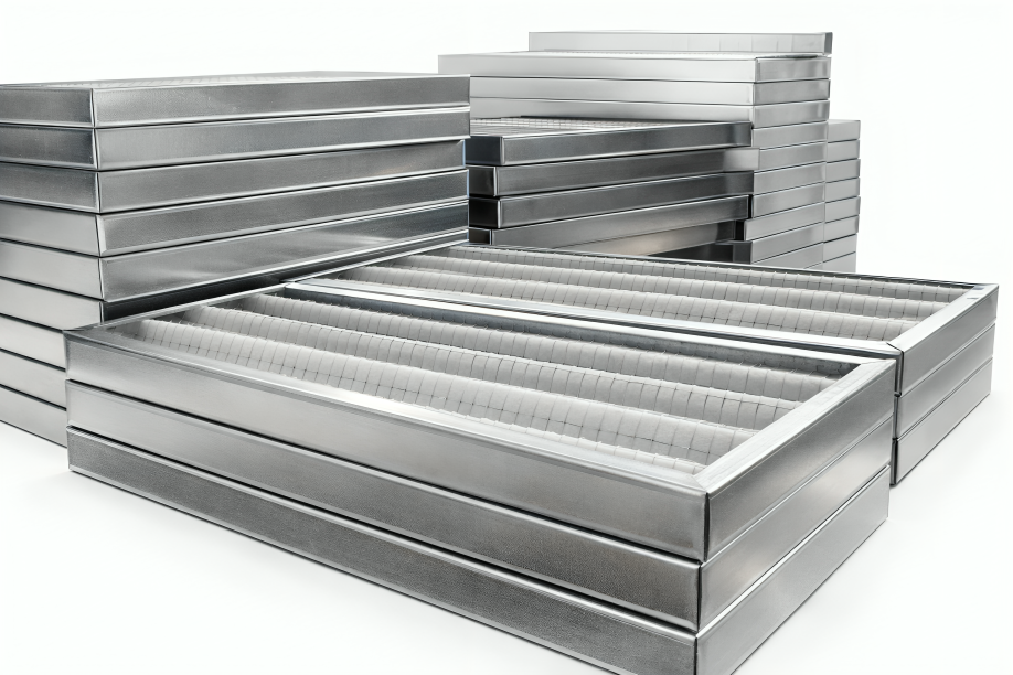 PLEATED FILTERS METAL FRAME