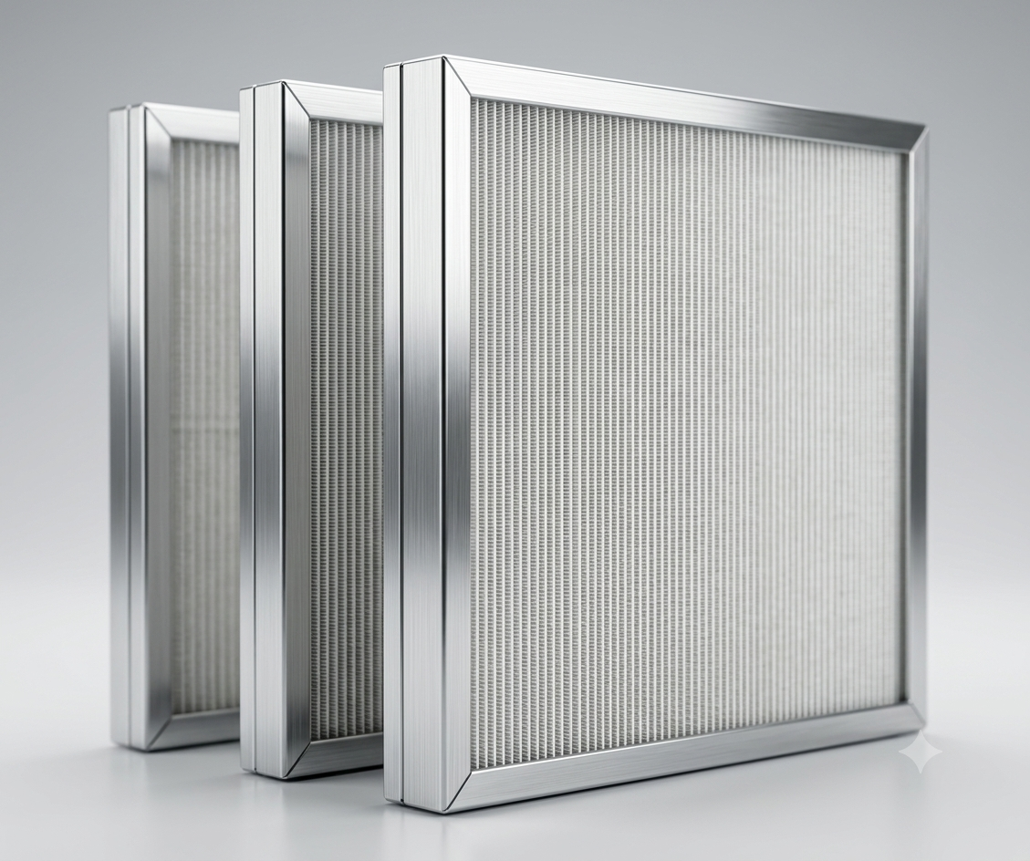 MINI PLEAT FILTER -METAL